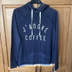 NWT Grayson Threads J’Adore Coffee Hoodie size large